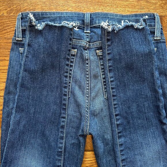 Joe's Mid-Rise, Distressed Skinny Ankle Jeans - Size 28 - Picture 9 of 12